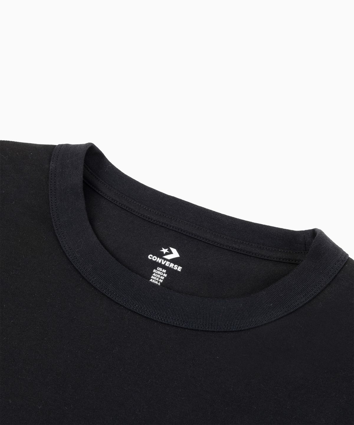컨버스(CONVERSE) 소로나 패치 그래픽 티셔츠 블랙 UCK080-023
