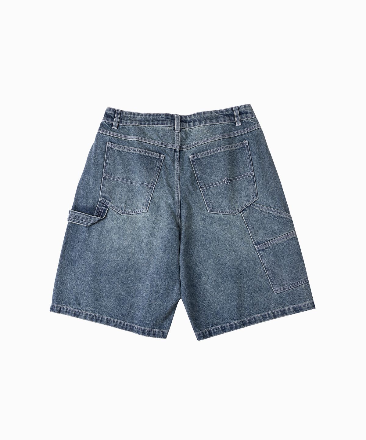 컨버스(CONVERSE) 데님 카고 쇼츠 블루 데님 MCK085-UHA