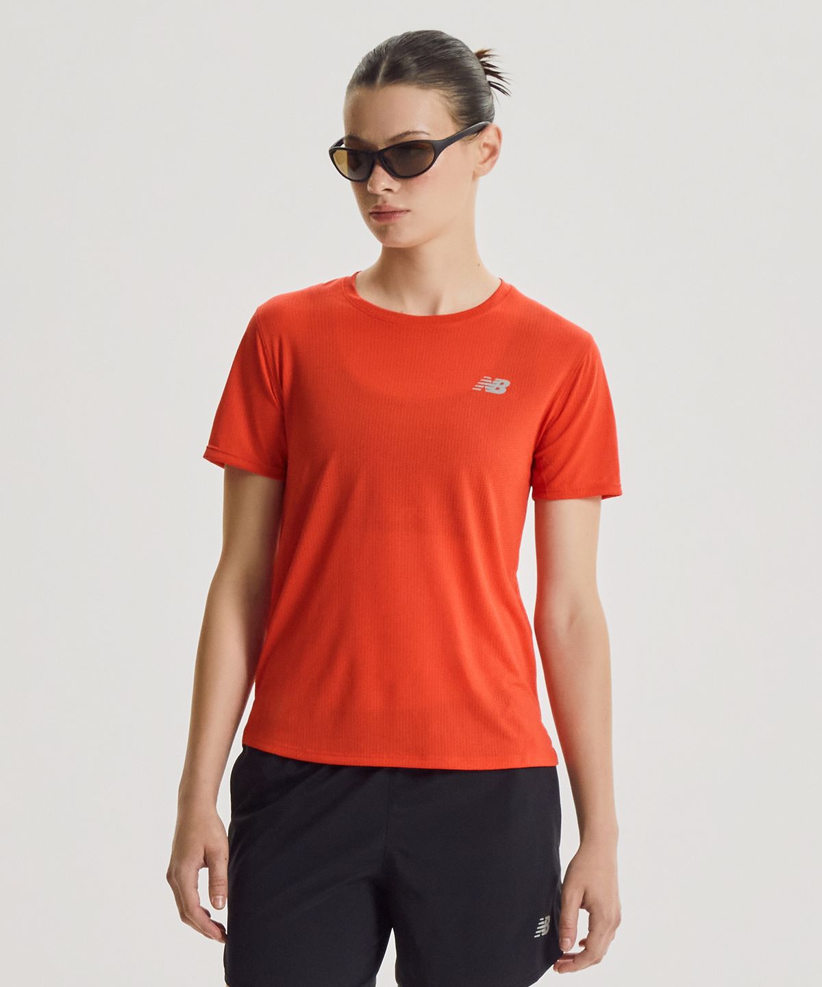 뉴발란스(NEW BALANCE) NBNEG36402 / WOMEN ATHLETIC 반팔티 (RED)
