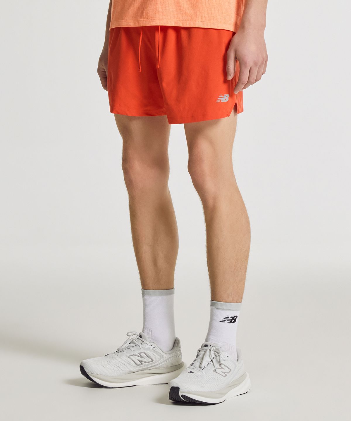 뉴발란스(NEW BALANCE) NBNVG36201 / MEN RC 쇼츠 5인치 (RED)