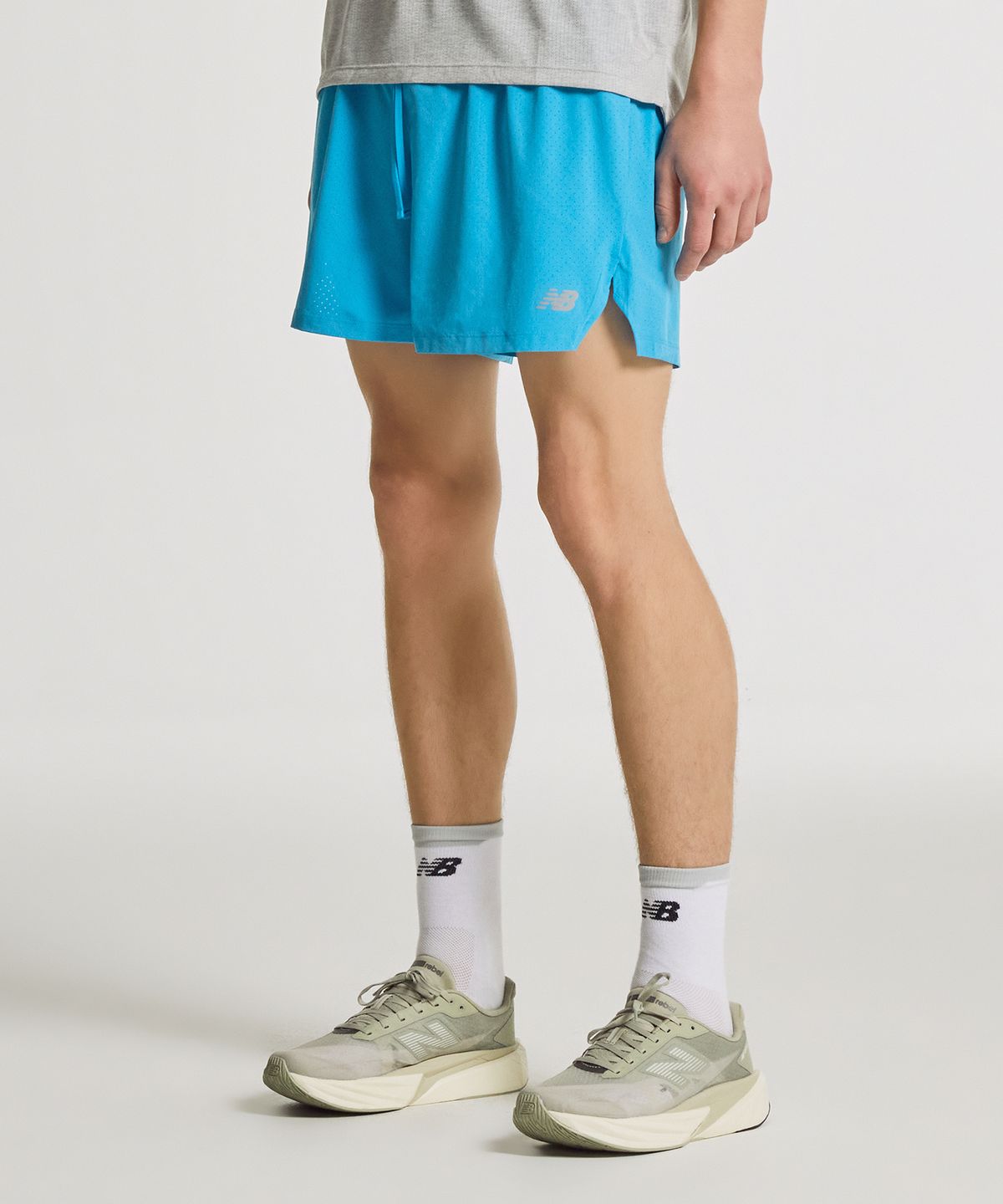 뉴발란스(NEW BALANCE) NBNVG36201 / MEN RC 쇼츠 5인치 (L/BLUE)
