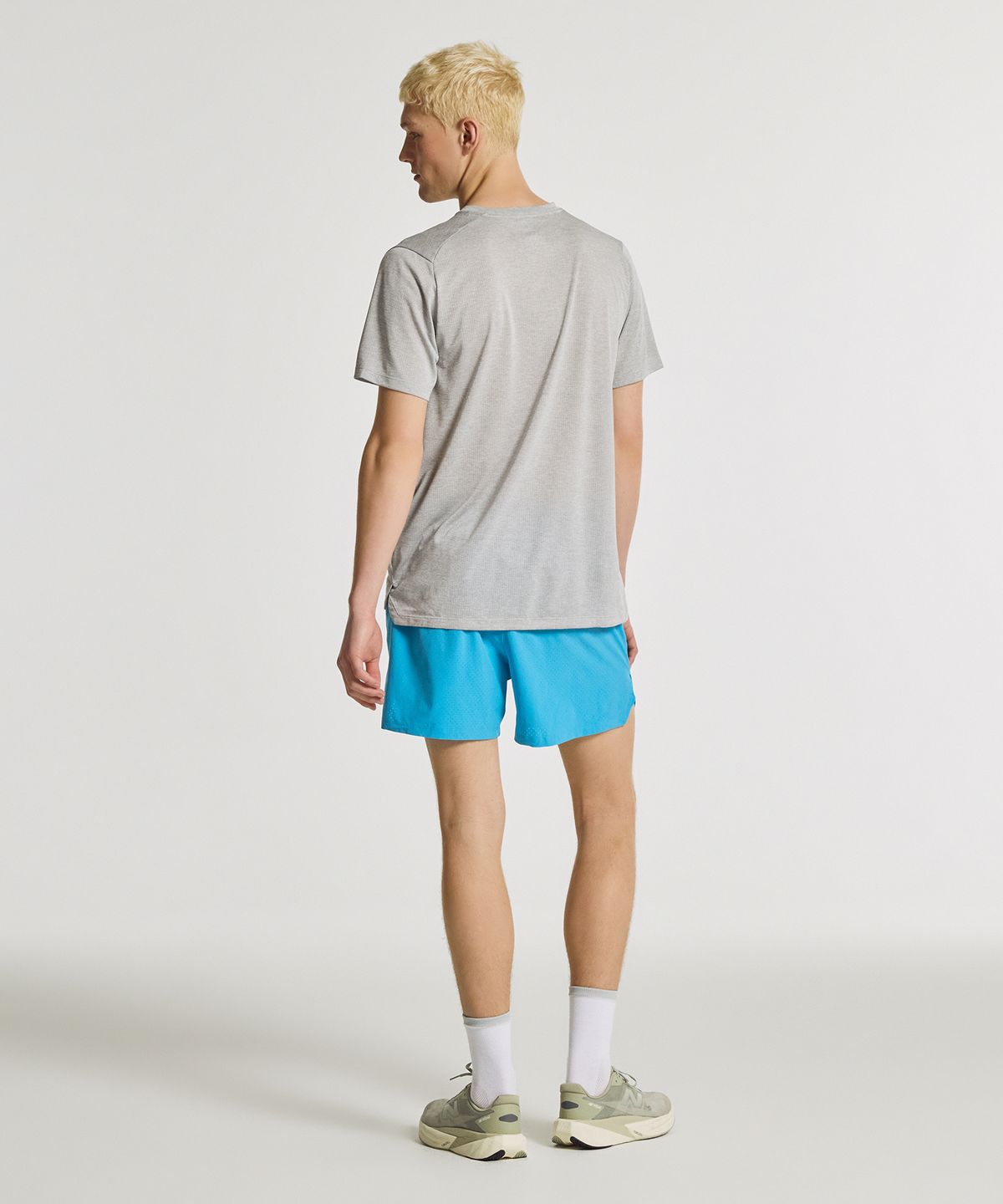 뉴발란스(NEW BALANCE) NBNVG36201 / MEN RC 쇼츠 5인치 (L/BLUE)
