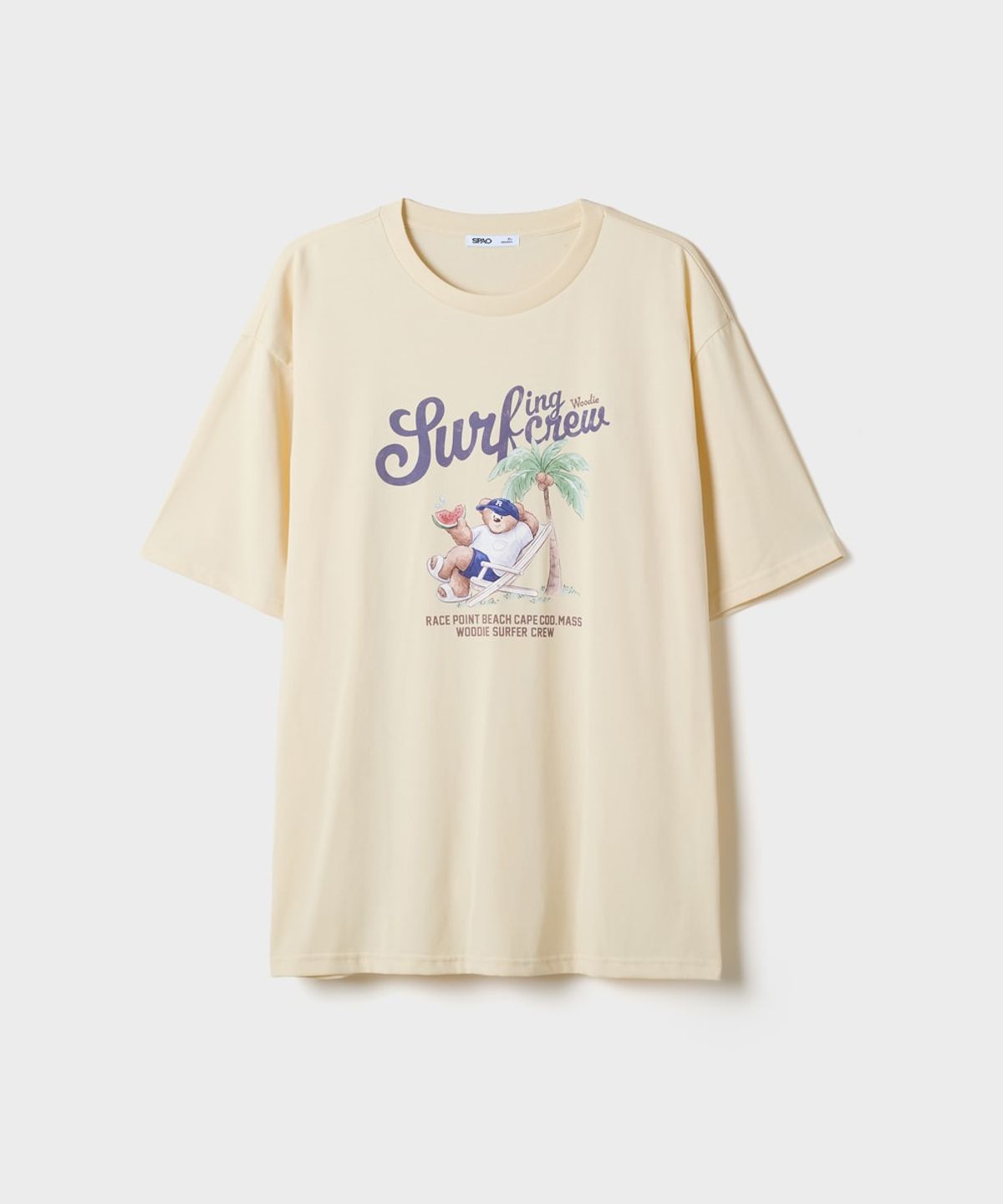 스파오(SPAO) [COOL] (우디) 썸머 홀리데이 반팔티_SPRPG37C55