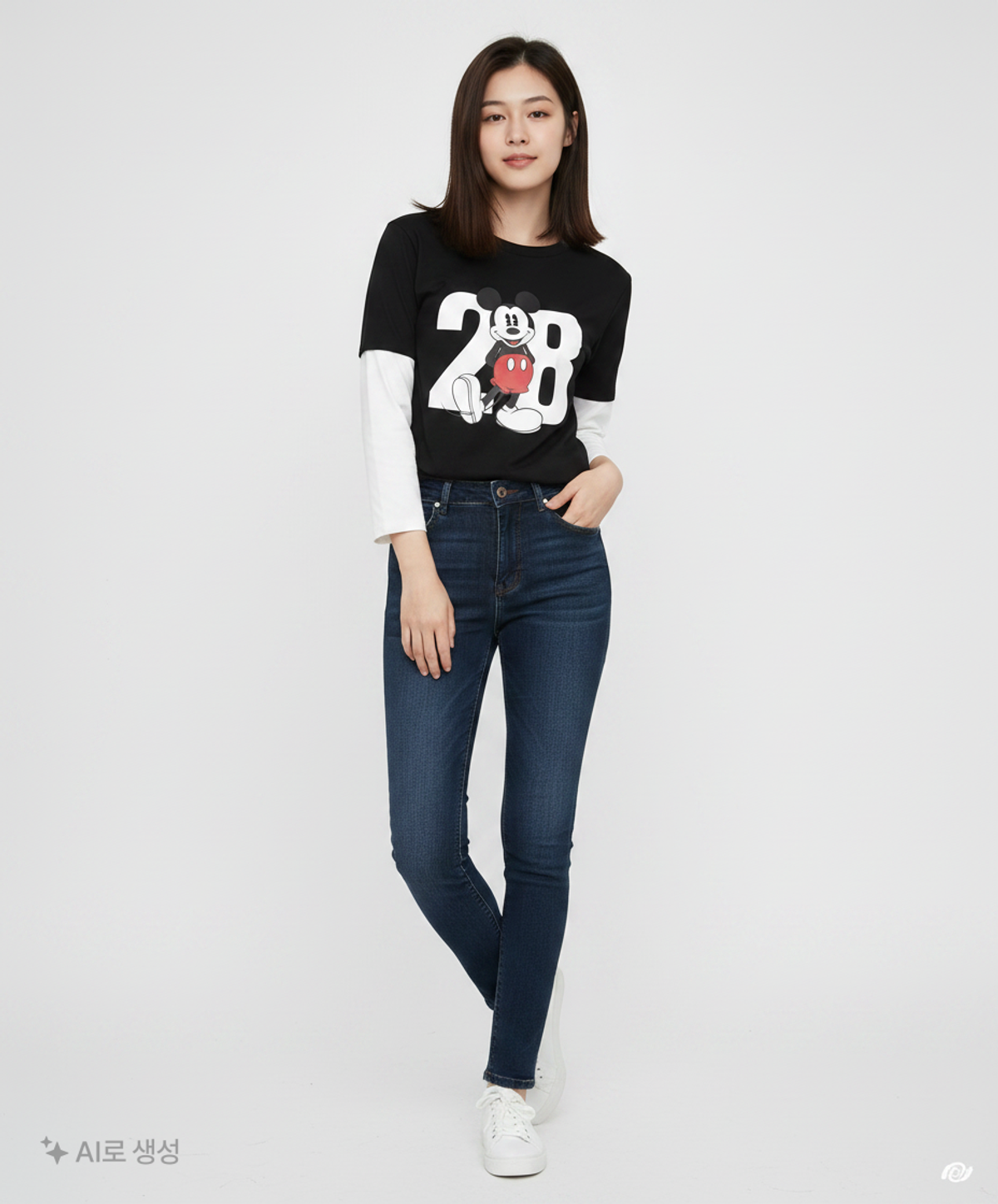 디즈니(Disney) 긴소매 티셔츠