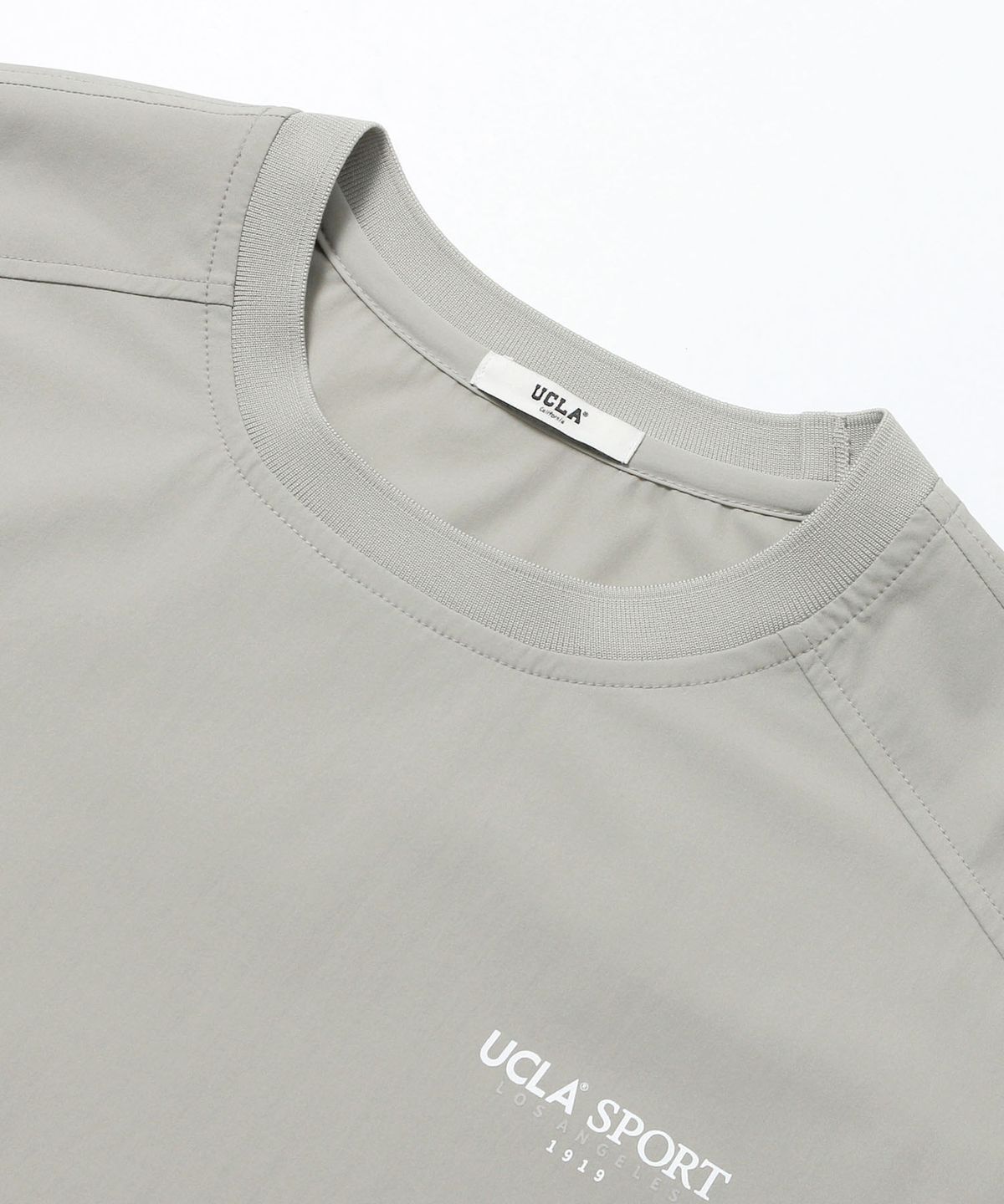 유씨엘에이(UCLA) 남녀공용 나일론 절개 티셔츠[BEIGE](UC4ST75)