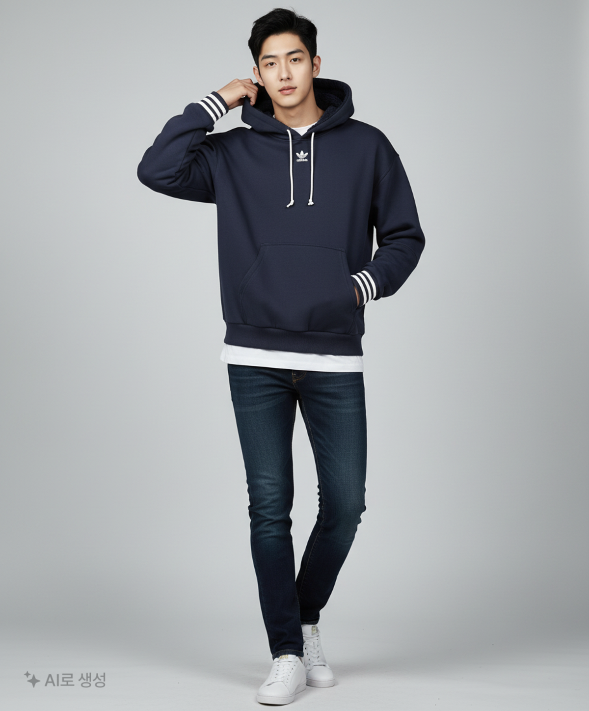 아디다스(ADIDAS) 후드 티셔츠 100