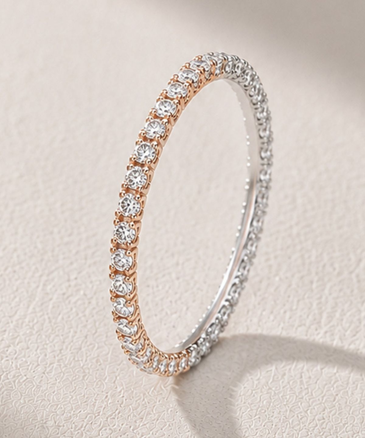 엘렌쥬얼리(HELENE JEWELRY) 14K 18K 랩 다이아몬드 1.5mm 4프롱 미스 링 금 반지