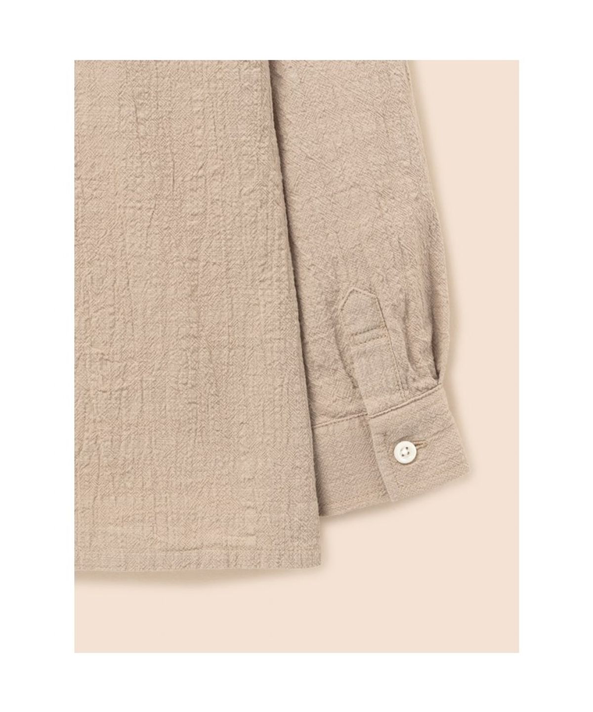 빈폴 키즈(BEANPOLE KIDS) 클래식 산들 오버핏 셔츠 - 베이지