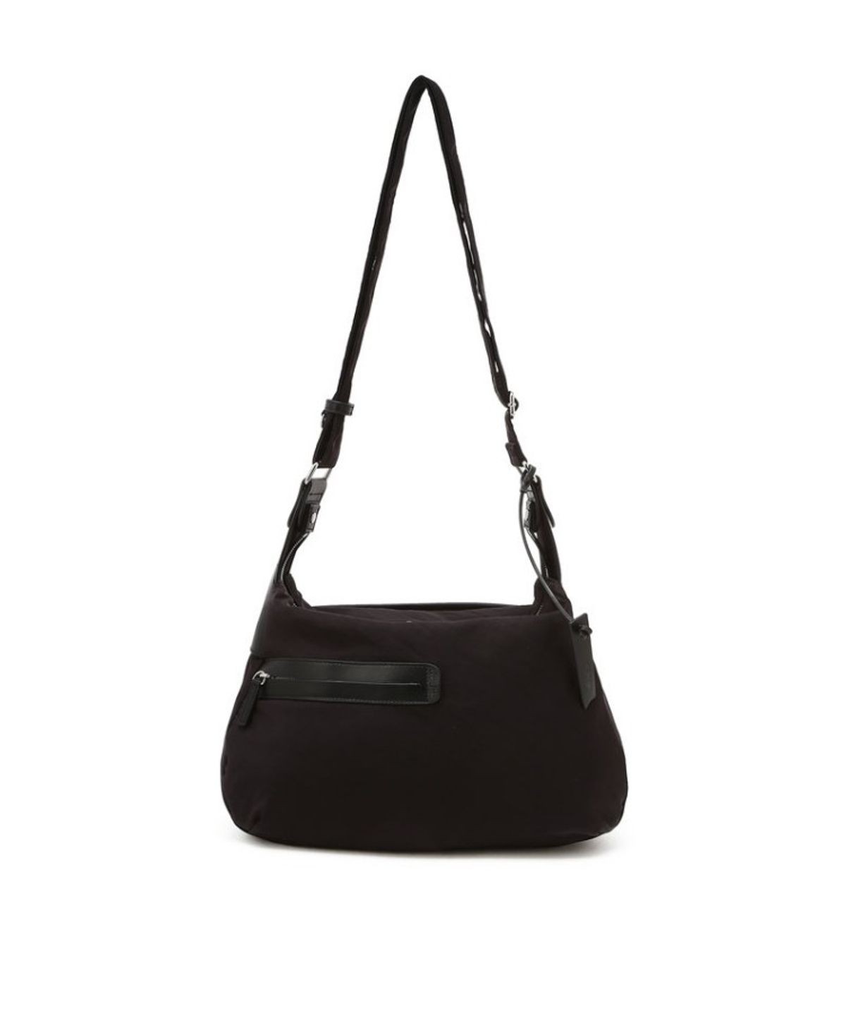 질스튜어트 맨 액세서리(JILLSTUART MEN ACC) 블랙 음각로고 나일론 크로스백 JUBA6F110BK