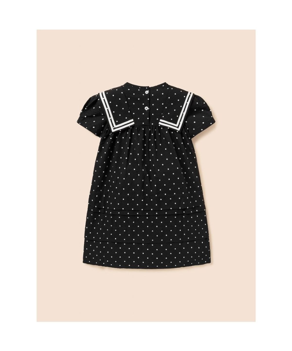 빈폴 키즈(BEANPOLE KIDS) 도트 시어서커 원피스 - 블랙