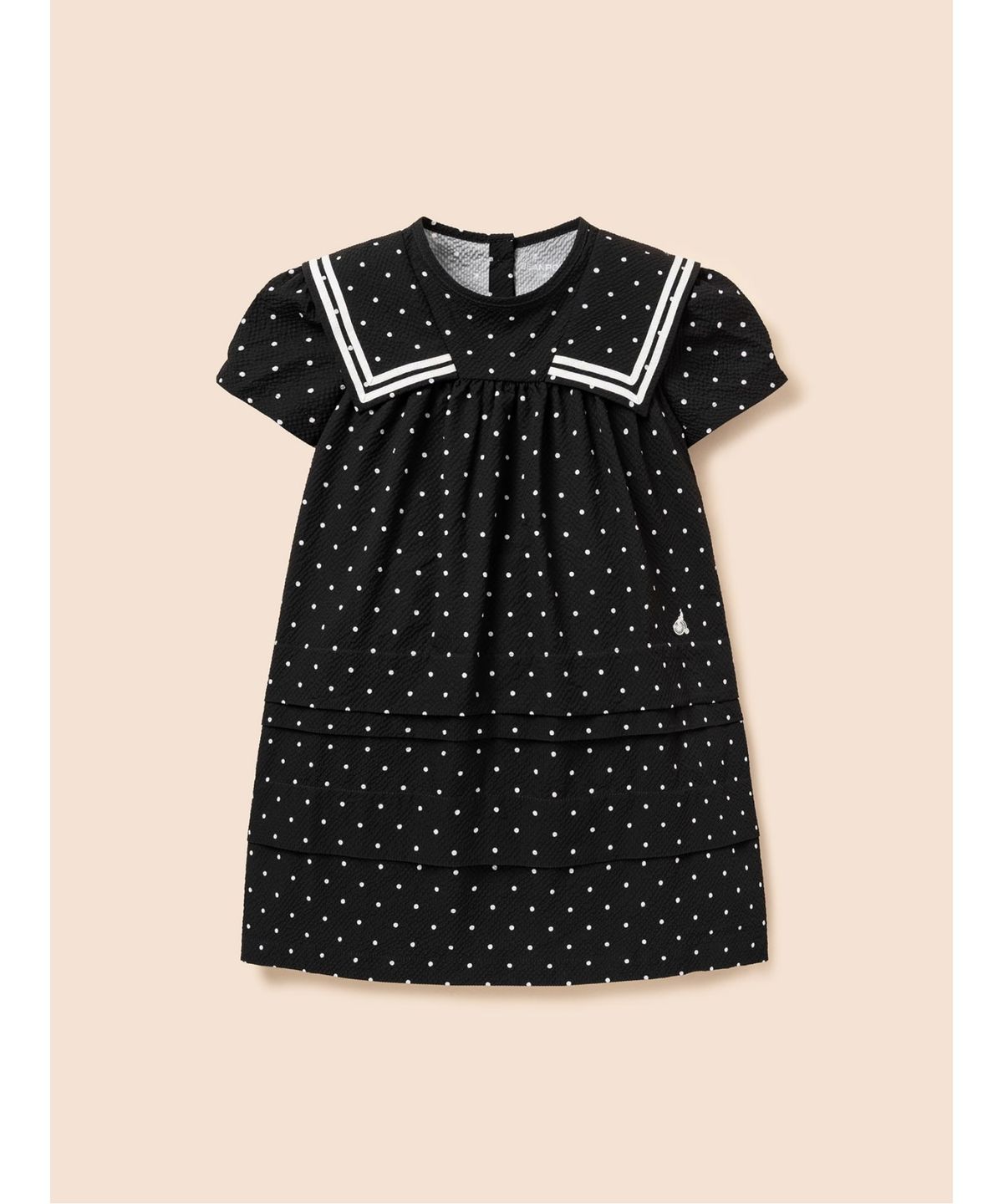 빈폴 키즈(BEANPOLE KIDS) 도트 시어서커 원피스 - 블랙