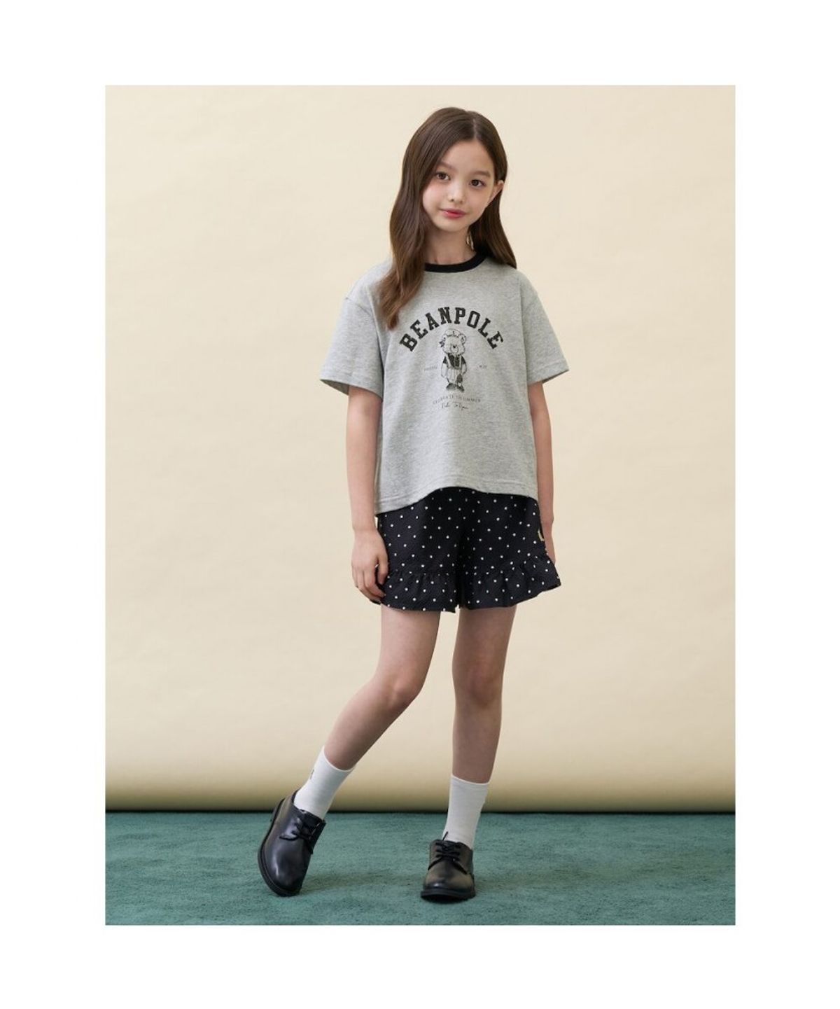 빈폴 키즈(BEANPOLE KIDS) 도트 스커트 - 블랙