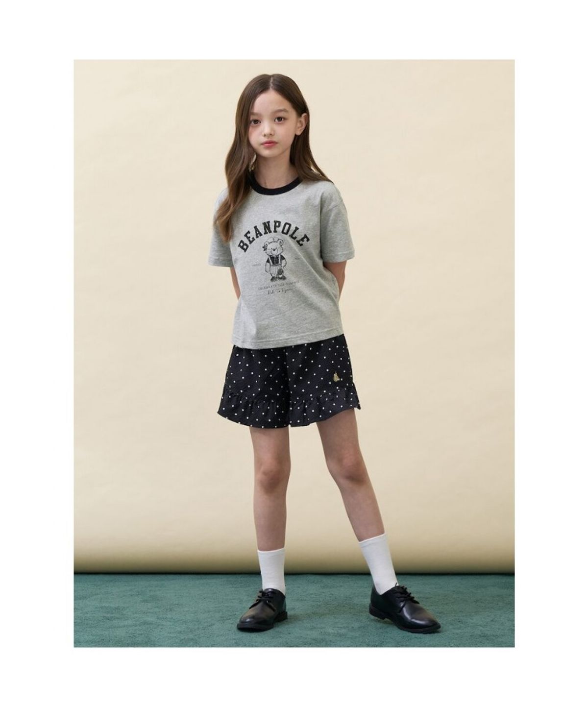 빈폴 키즈(BEANPOLE KIDS) 도트 스커트 - 블랙