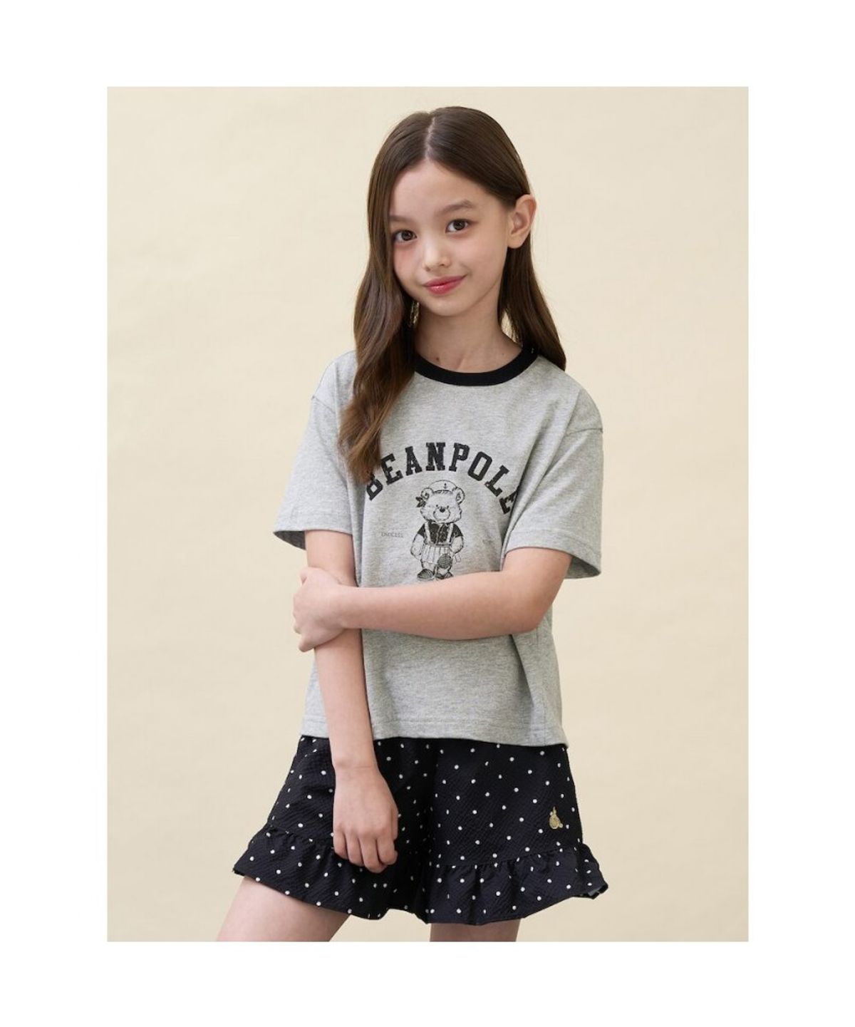 빈폴 키즈(BEANPOLE KIDS) 도트 스커트 - 블랙
