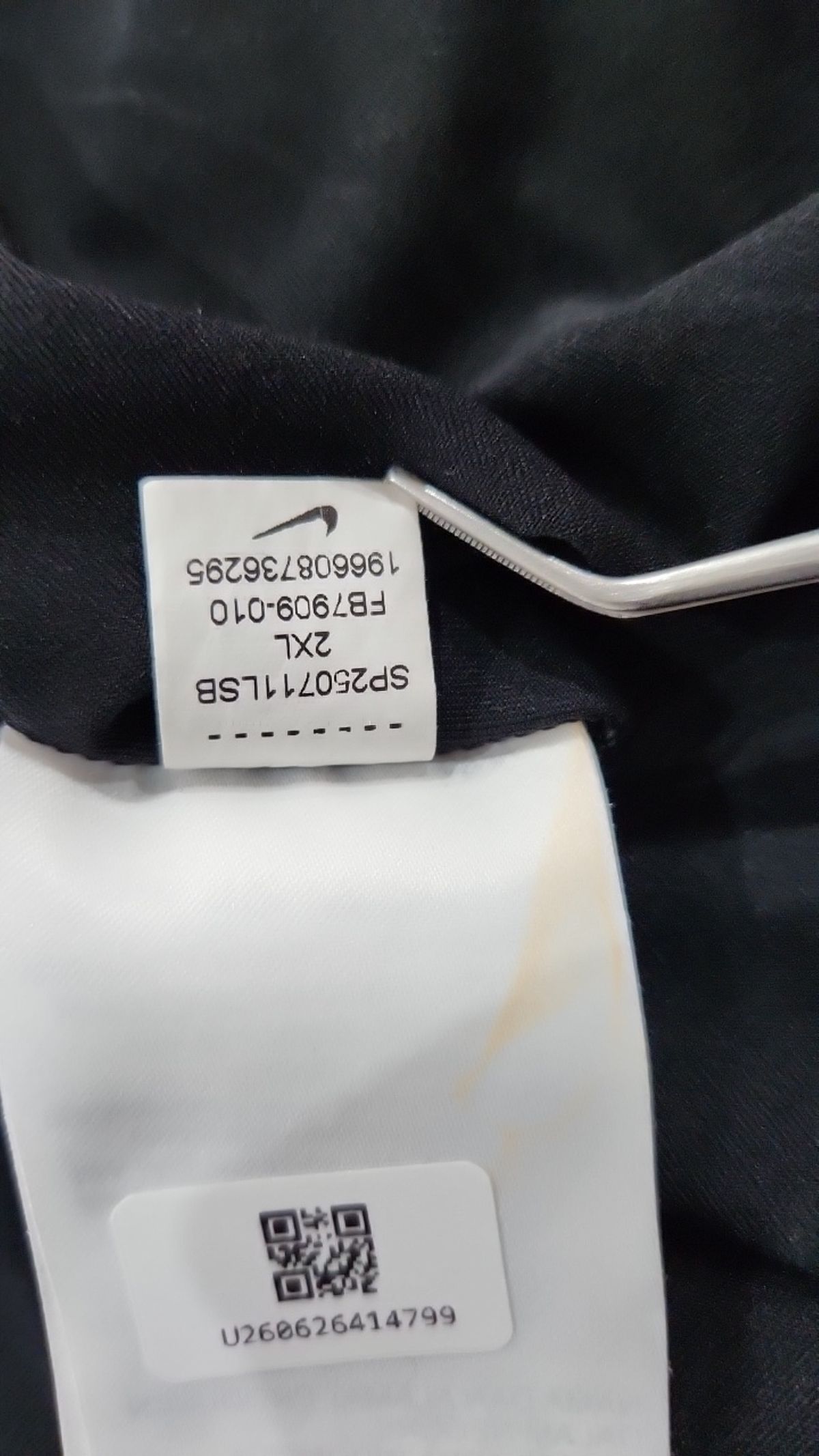 나이키(NIKE) 프로 드라이 핏 피트니스 모크넥 긴소매 탑 M - 블랙:화이트 / FB7909-010 XXL