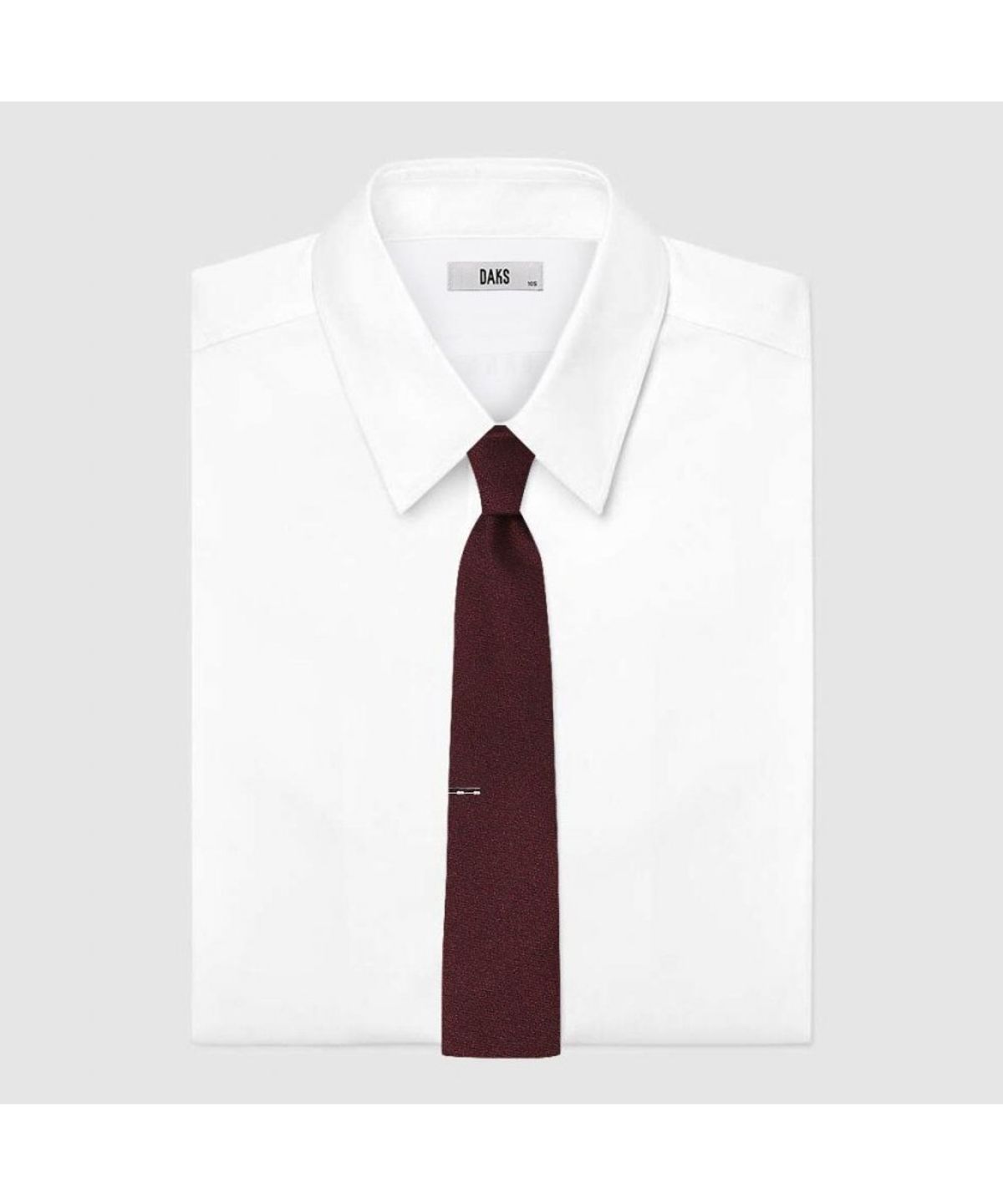 닥스셔츠(DAKS SHIRTS) 실크100 큐빅 원포인트 넥타이 레드_DMF1ACF1209R2