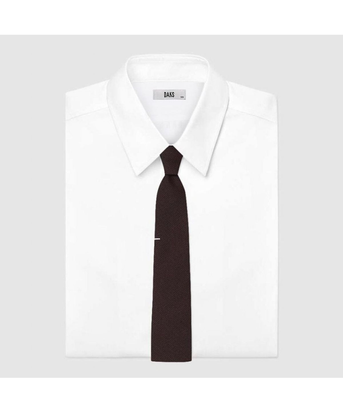 닥스셔츠(DAKS SHIRTS) 실크혼방 큐빅 슬림 넥타이 레드_DMF1ACF1215R2