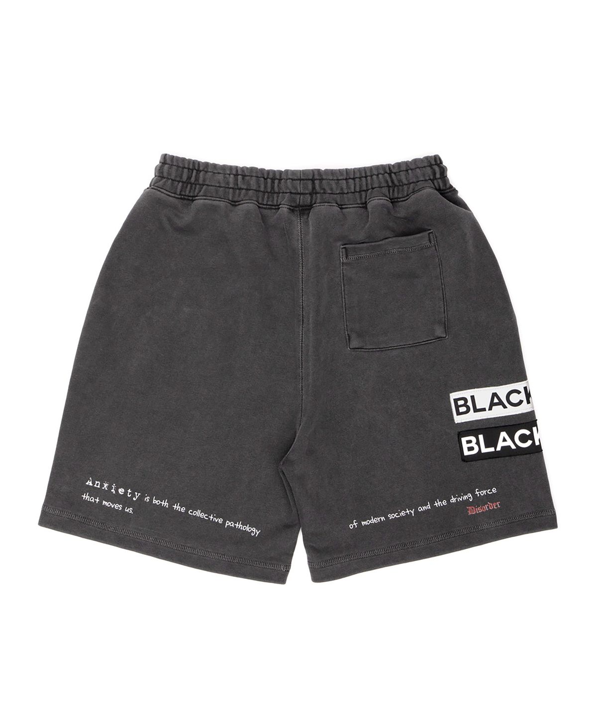 블랙블론드(BLACKBLOND) 비비디 엔자이어티 피그먼트 스웨트쇼츠 (차콜)