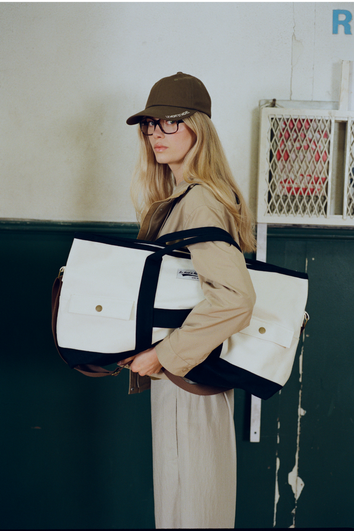 르몽생미셸(LE MONT ST MICHEL) ARMIN – TRAVEL BAG_Ivory