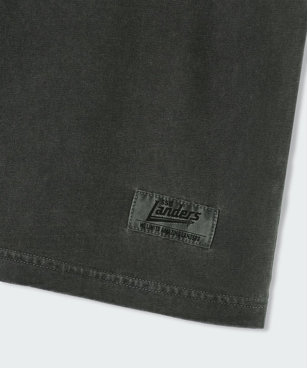 무신사 스탠다드 키즈(MUSINSA STANDARD KIDS) [SSG랜더스 컬래버] 무한인천 피그먼트 다이드 티셔츠 [차콜 그레이]