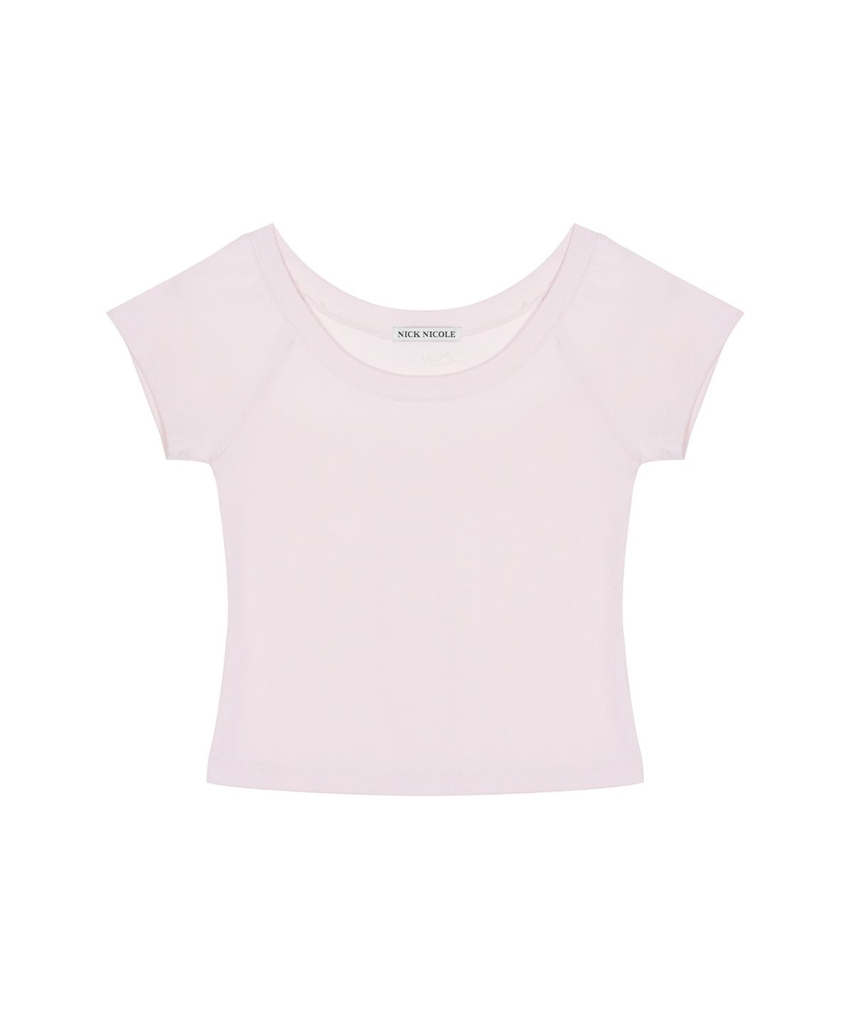닉앤니콜(NICK&NICOLE) RAGLAN SCOOP NECK TOP_PINK