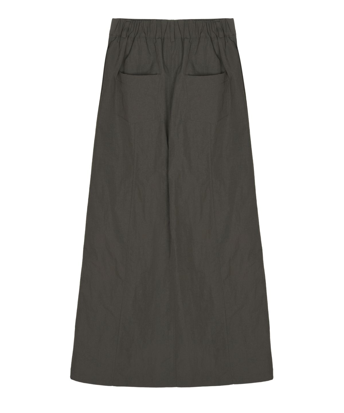 닉앤니콜(NICK&NICOLE) PANEL LONG SKIRT_CHARCOAL