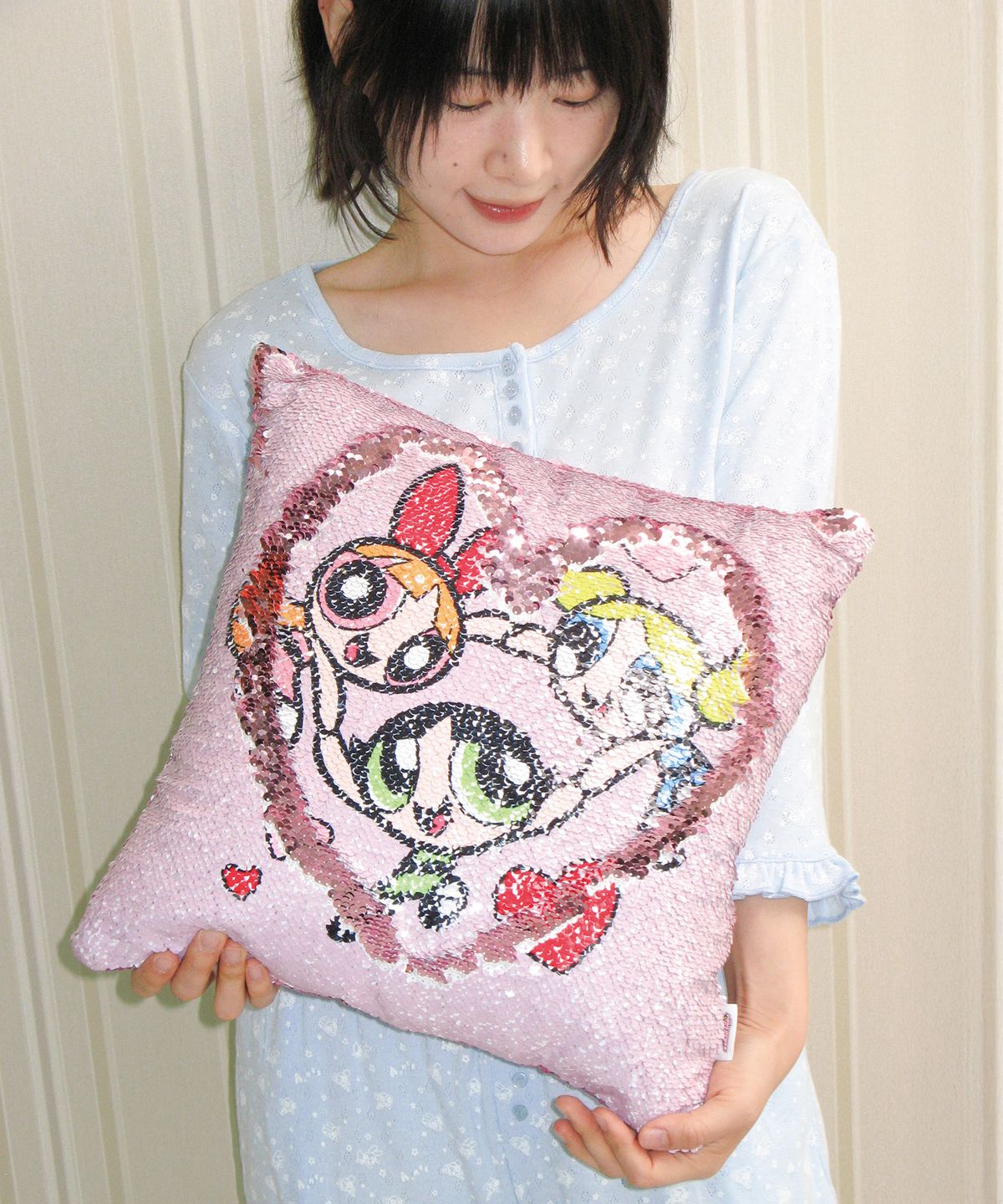 아메스 월드와이드(AMES-WORLDWIDE) PPG SPANGLE CUSHION PINK