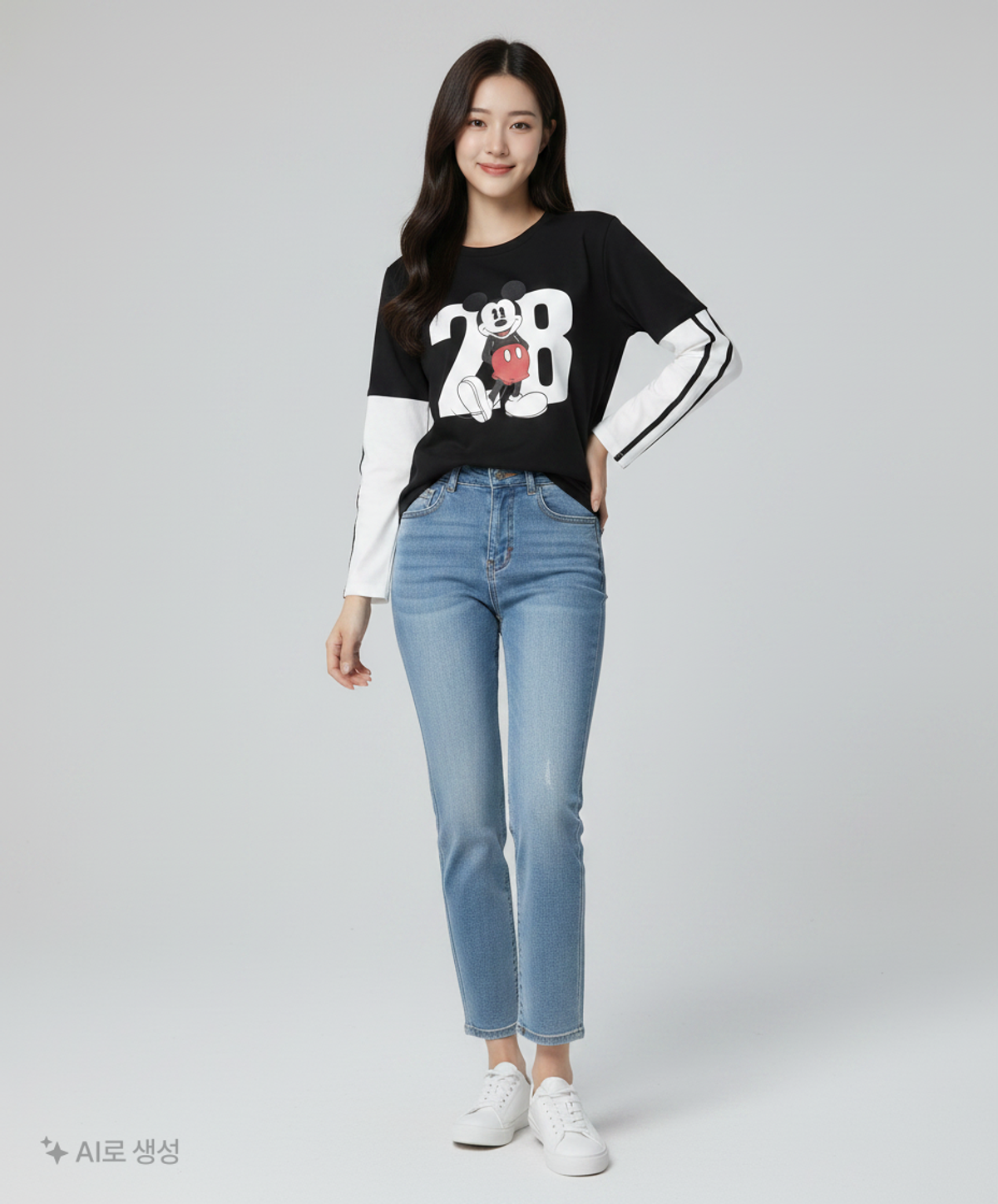 디즈니(Disney) 긴소매 티셔츠