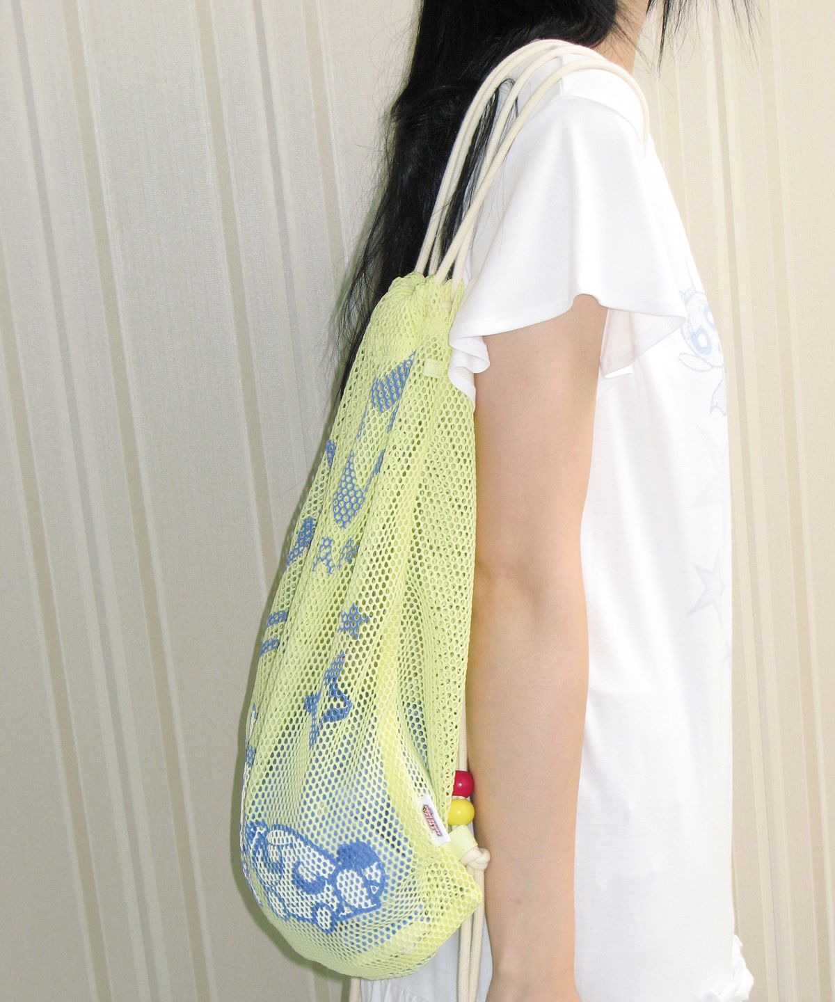아메스 월드와이드(AMES-WORLDWIDE) PPG MESH GYM SACK YELLOW