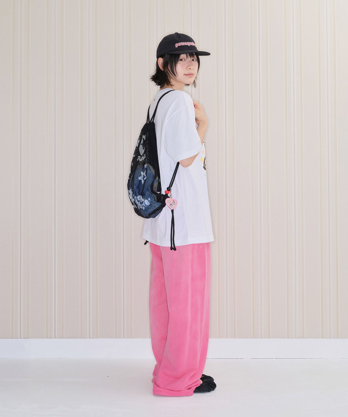 아메스 월드와이드(AMES-WORLDWIDE) PPG MESH GYM SACK BLACK
