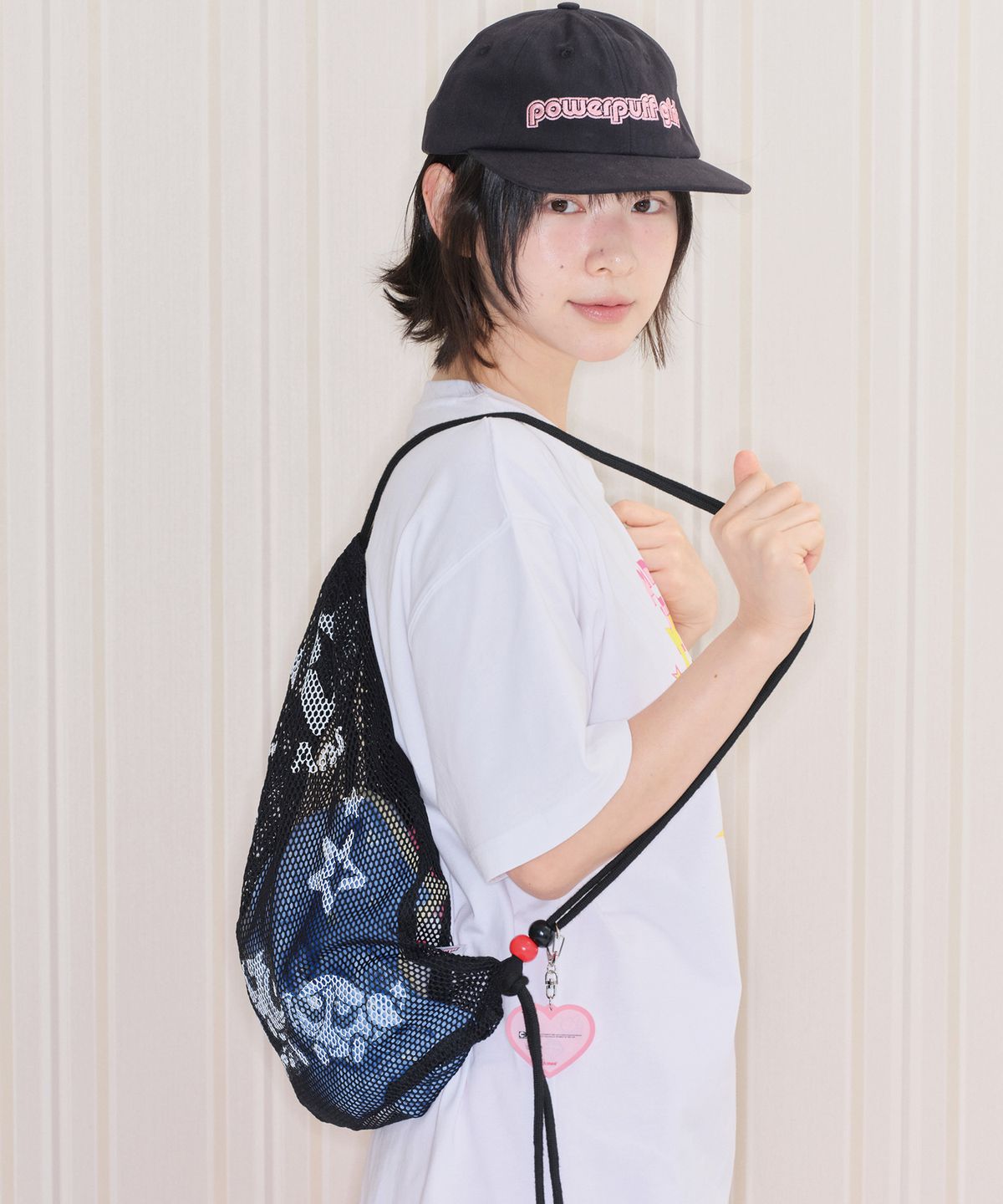 아메스 월드와이드(AMES-WORLDWIDE) PPG MESH GYM SACK BLACK
