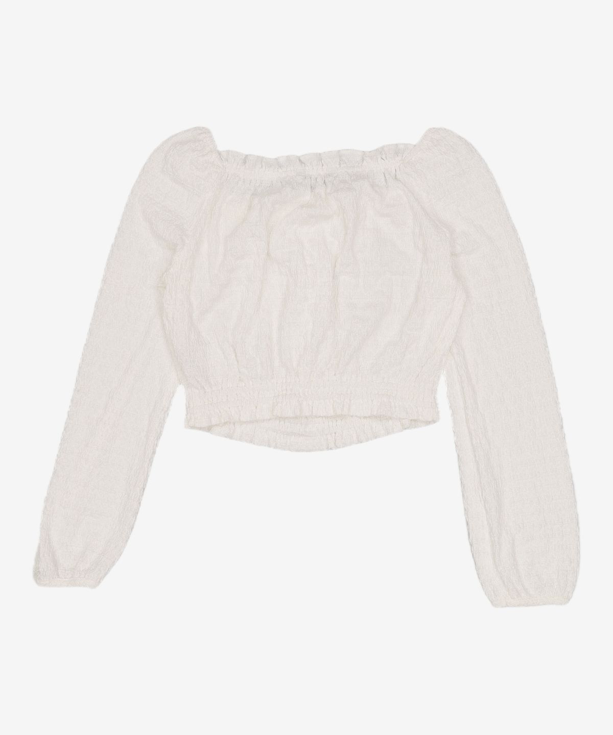 미쏘(MIXXO) 스퀘어넥 크롭 블라우스 MIWBLD412G S