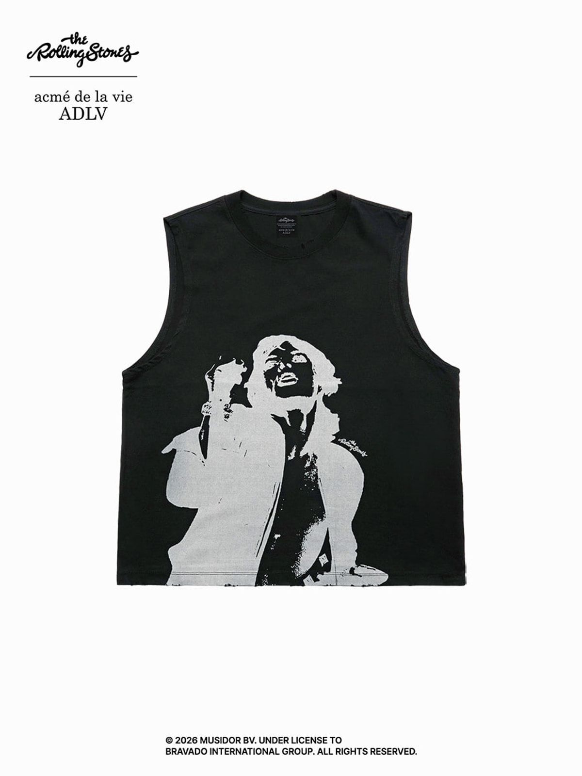 아크메드라비(ACME DE LA VIE) ROLLING STONES MUSICIAN SLEEVELESS