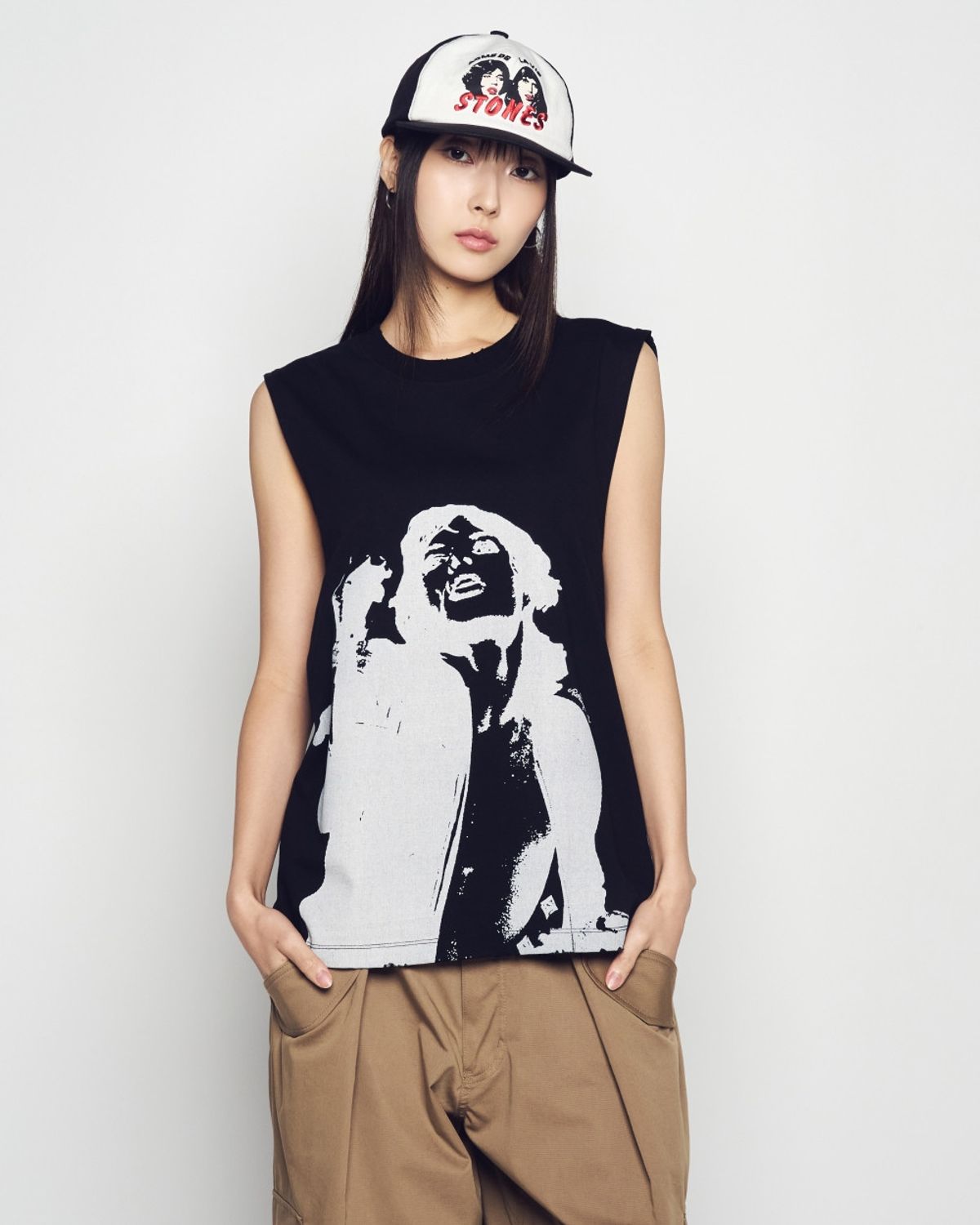 아크메드라비(ACME DE LA VIE) ROLLING STONES MUSICIAN SLEEVELESS