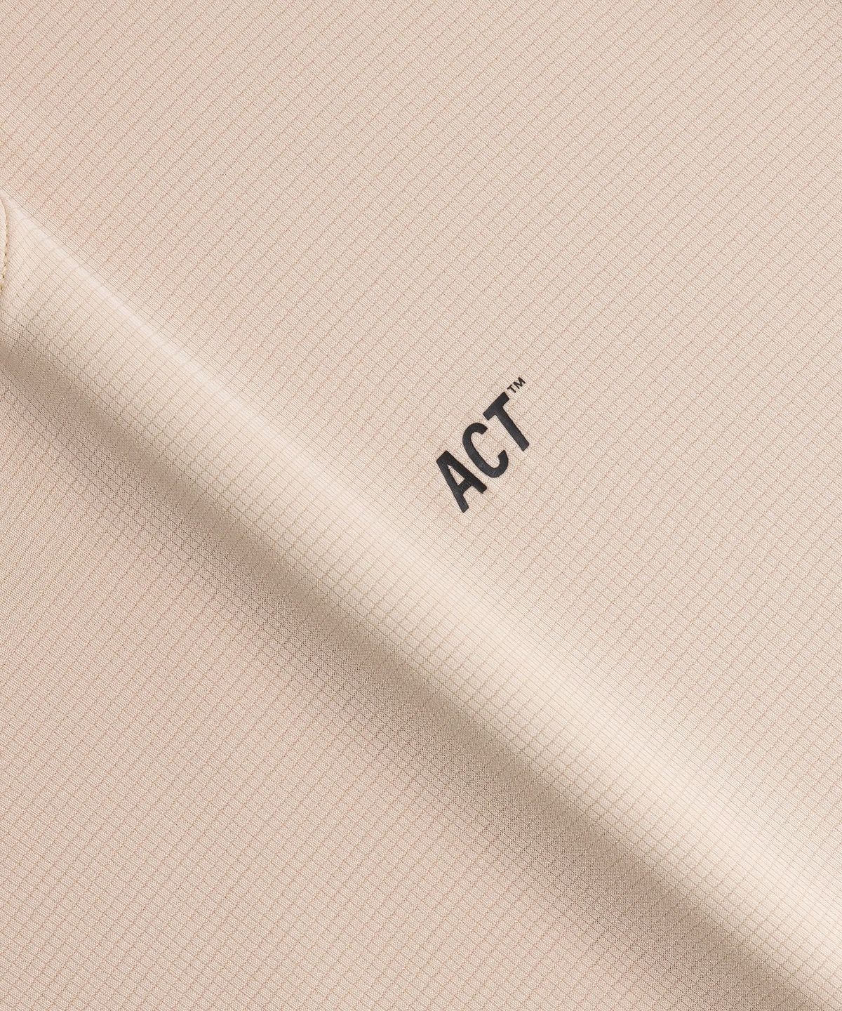 액트러닝(ACT RUNNING) 바이오퍼프 티셔츠 SS Beige