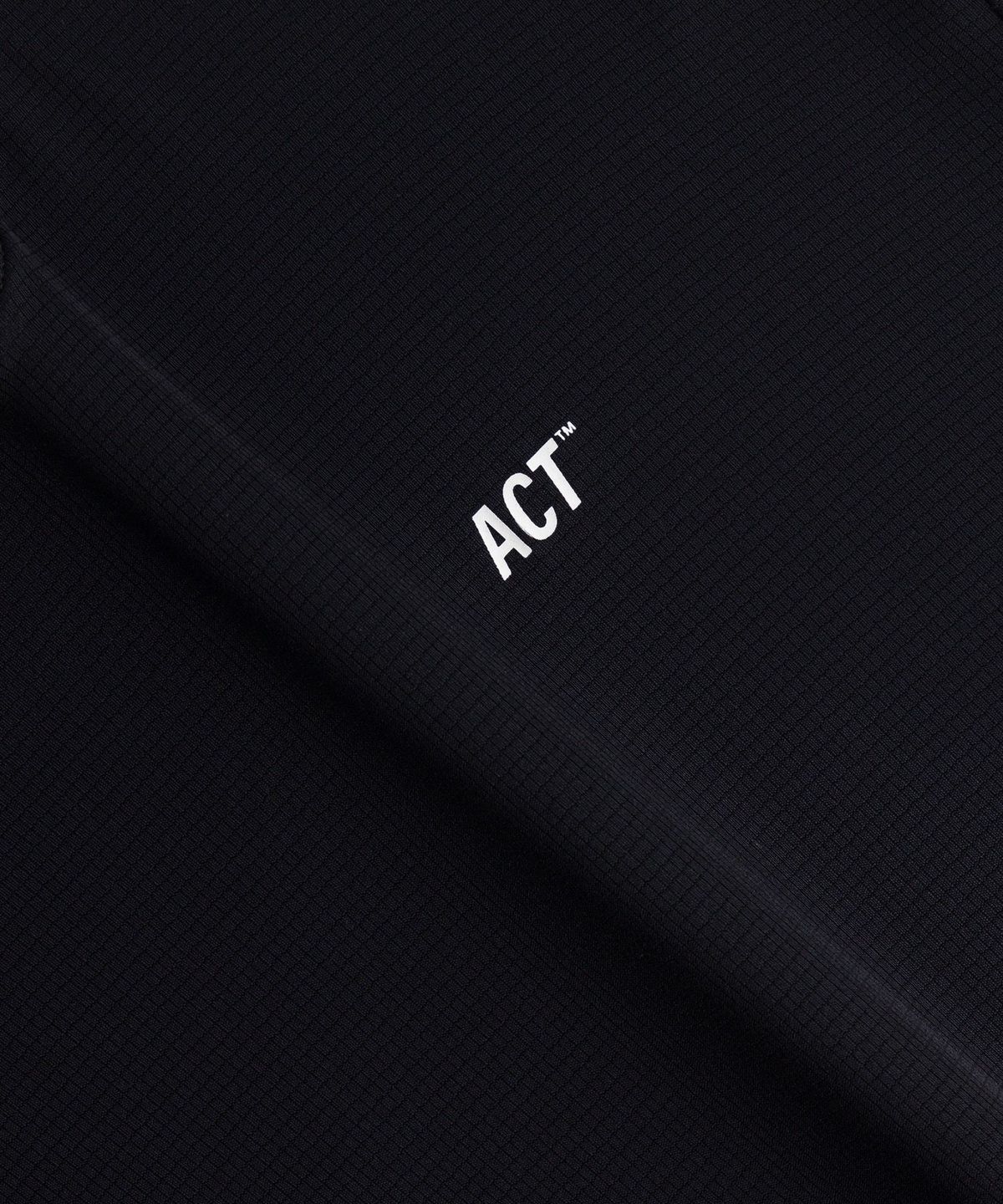 액트러닝(ACT RUNNING) 바이오퍼프 티셔츠 SS Black