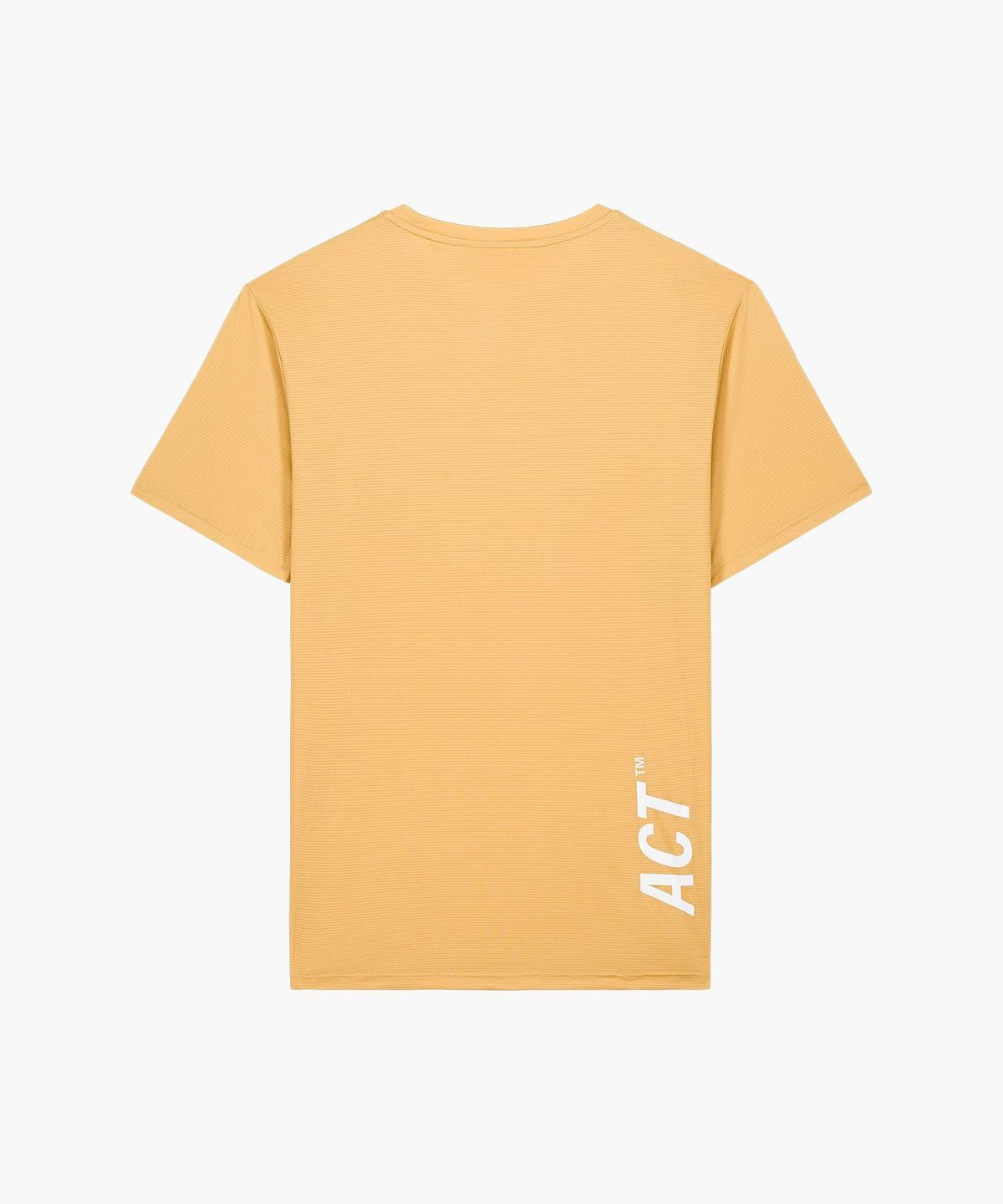 액트러닝(ACT RUNNING) 바이오퍼프 티셔츠 SS Washed Yellow