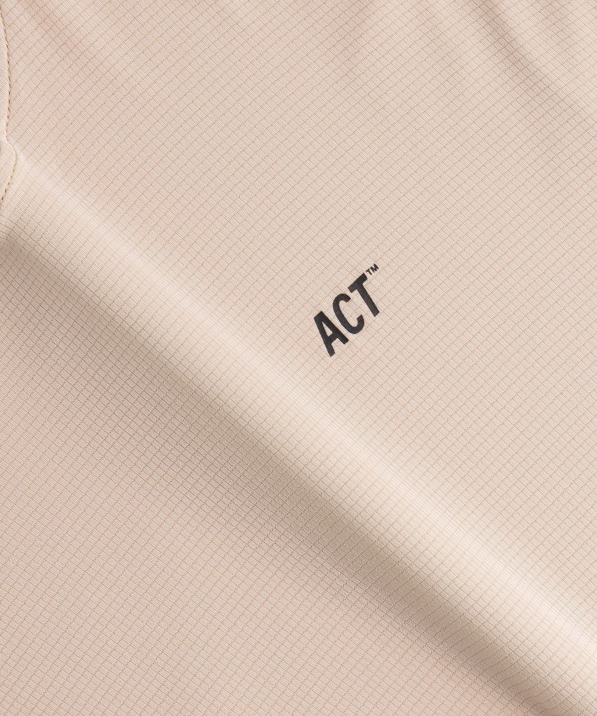 액트러닝(ACT RUNNING) 바이오퍼프 티셔츠 LS Beige