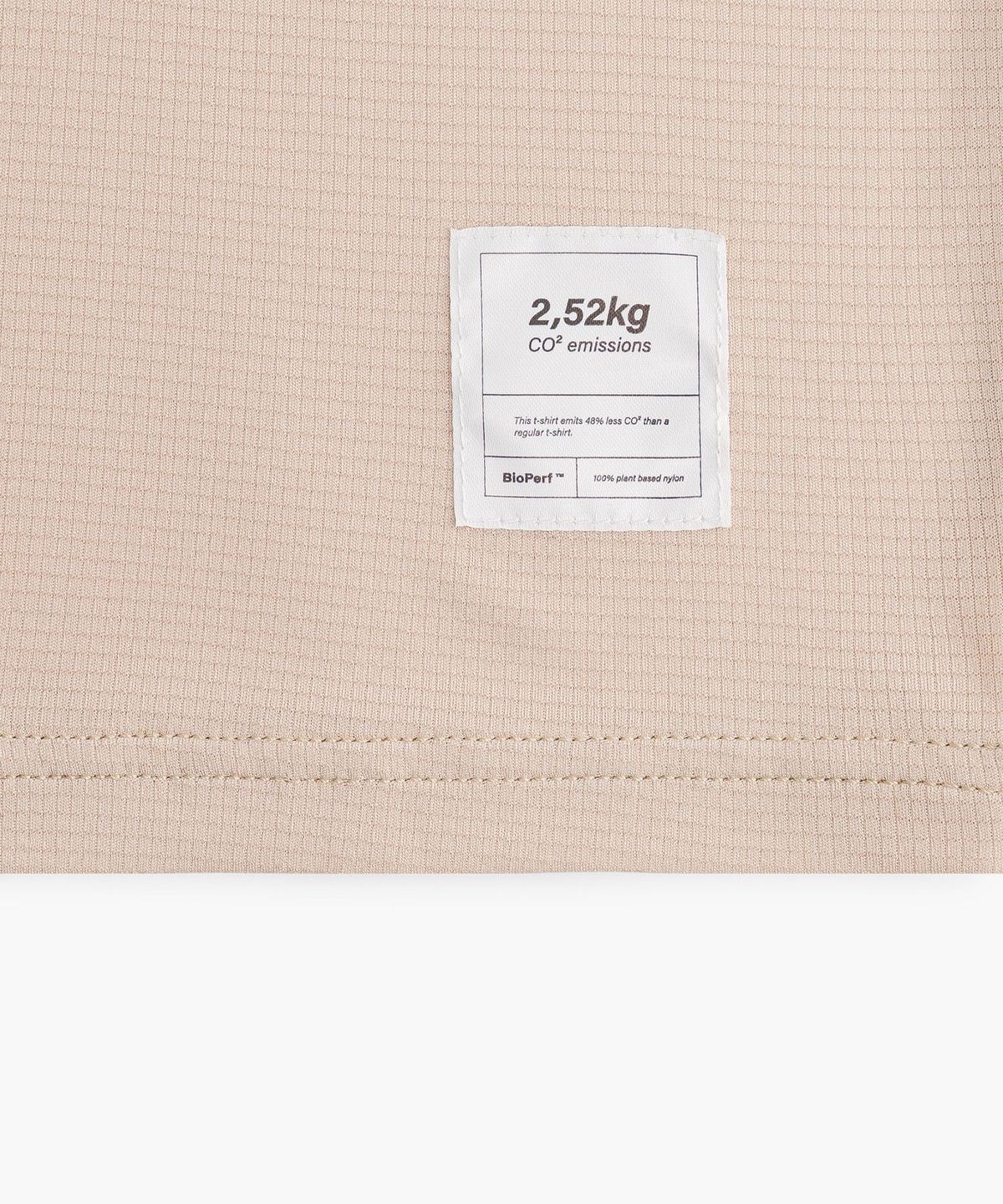 액트러닝(ACT RUNNING) 바이오퍼프 티셔츠 LS Beige