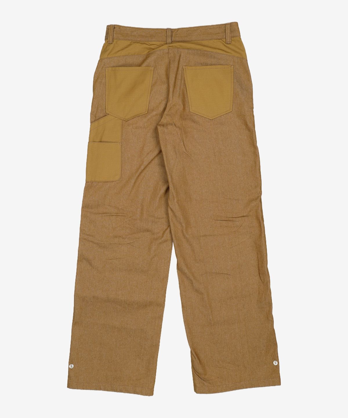 애드오프(ADDOFF) COMBI PATCH CARPENTER PANTS BROWN 48