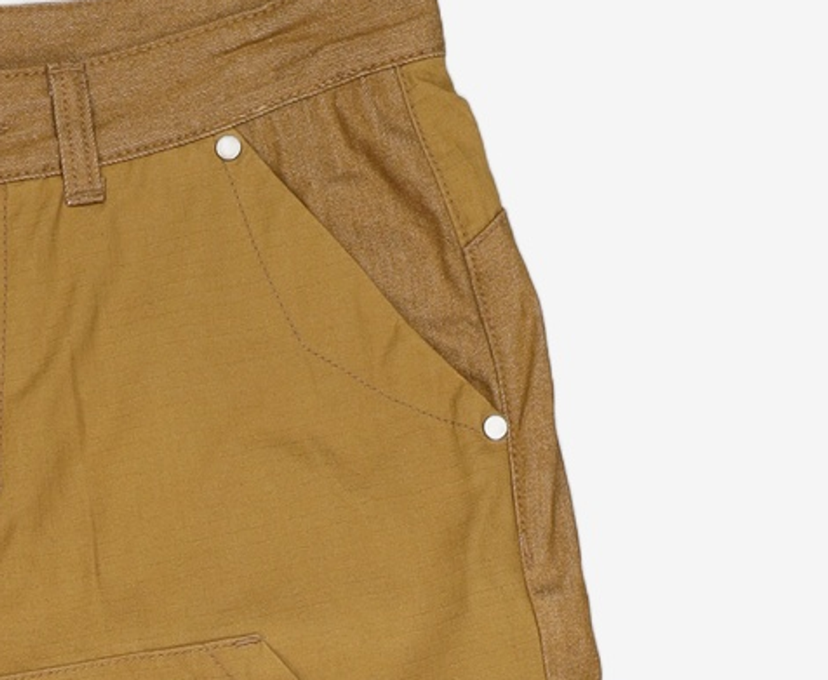 애드오프(ADDOFF) COMBI PATCH CARPENTER PANTS BROWN 48
