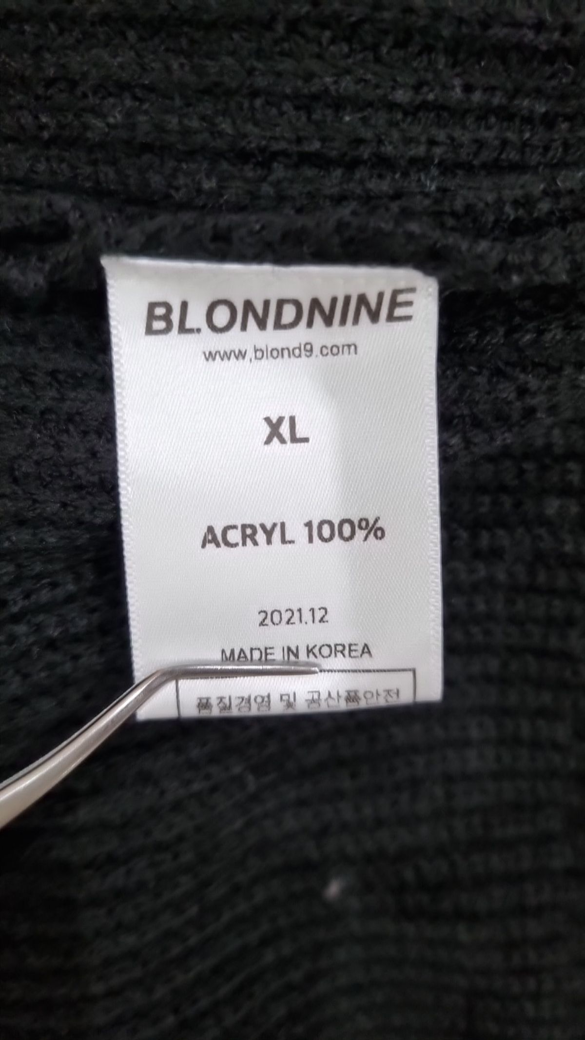 블론드나인(BLOND9) 니트/스웨터 XL