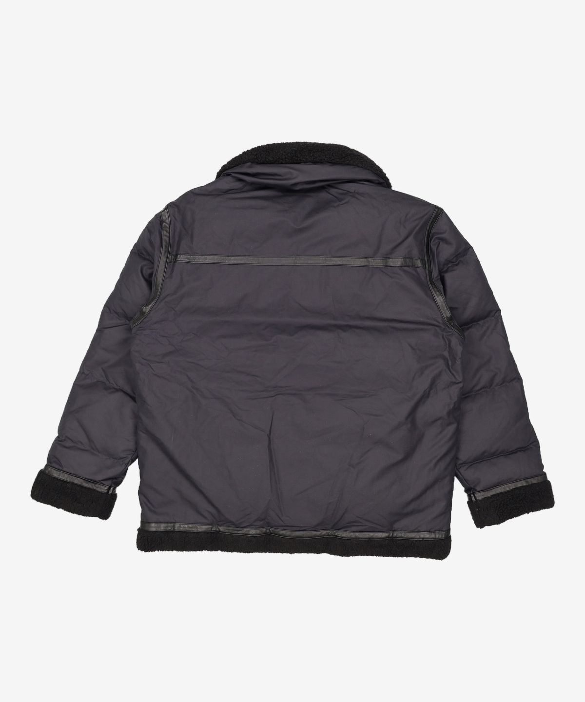 빈폴 스포츠(BEANPOLE SPORT) 블랙 남성 보아 칼라 구스 다운 점퍼 (BO9X38D095) 105