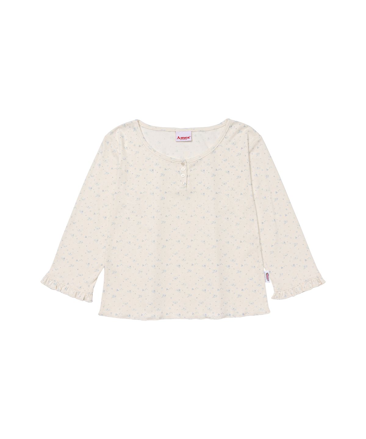 아메스 월드와이드(AMES-WORLDWIDE) PPG TWINKLE PAJAMA SET-UP CREAM