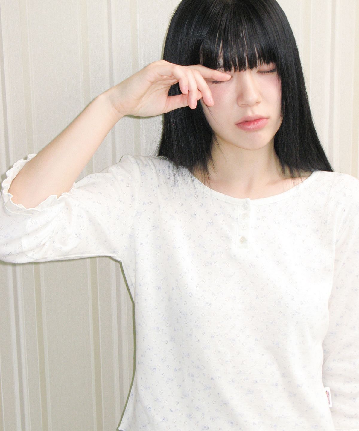 아메스 월드와이드(AMES-WORLDWIDE) PPG TWINKLE PAJAMA SET-UP CREAM