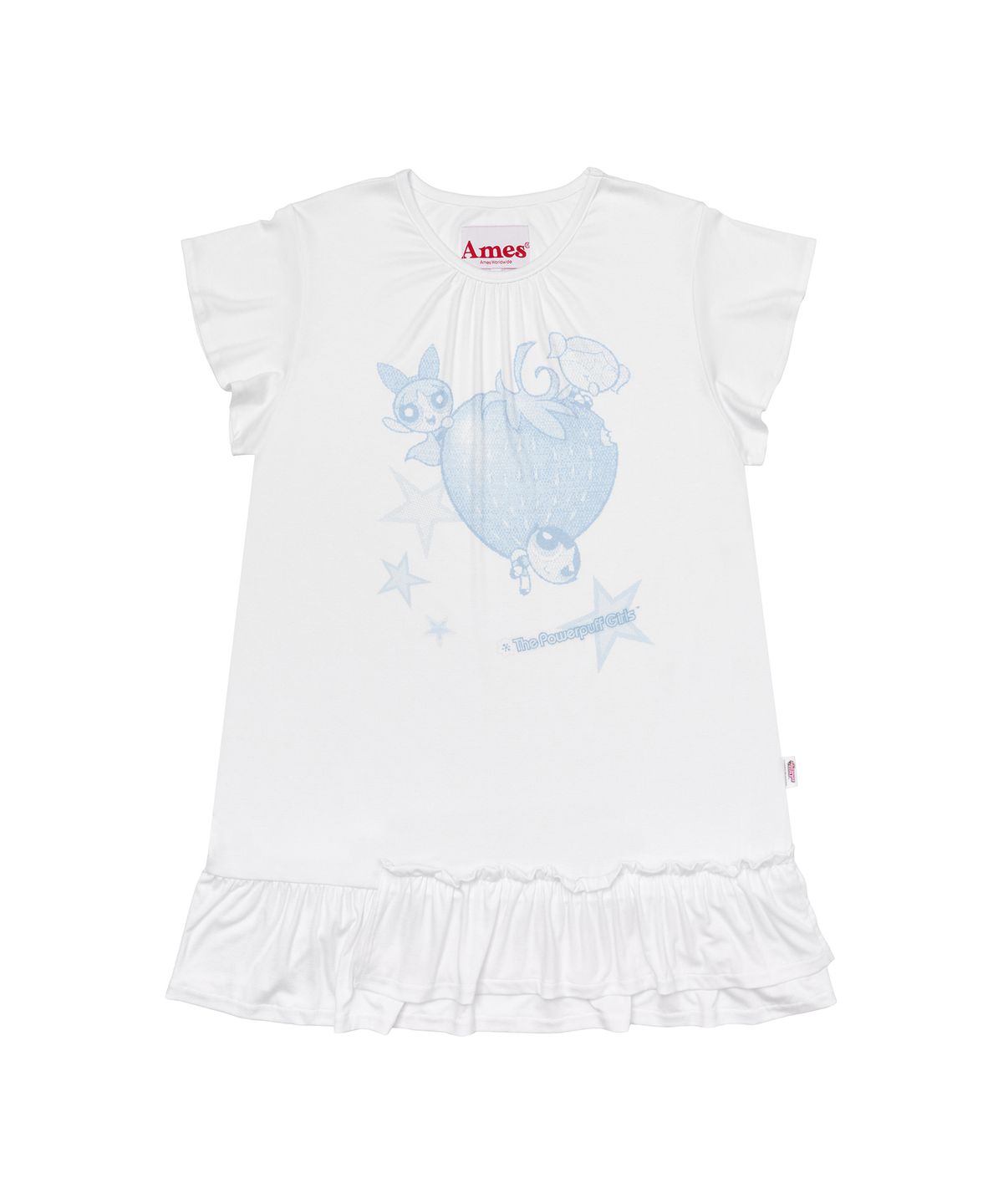아메스 월드와이드(AMES-WORLDWIDE) PPG RUFFLE MINI DRESS WHITE