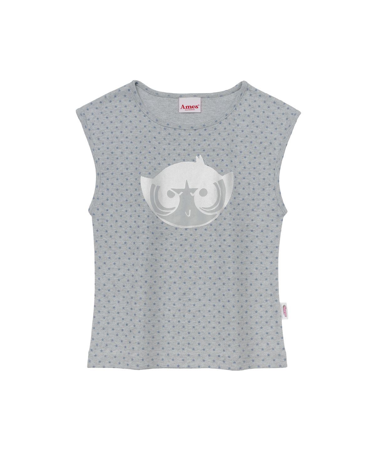 아메스 월드와이드(AMES-WORLDWIDE) PPG GLITTER SLEEVELESS GREY