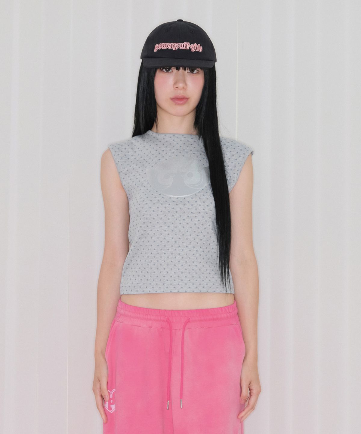 아메스 월드와이드(AMES-WORLDWIDE) PPG GLITTER SLEEVELESS GREY