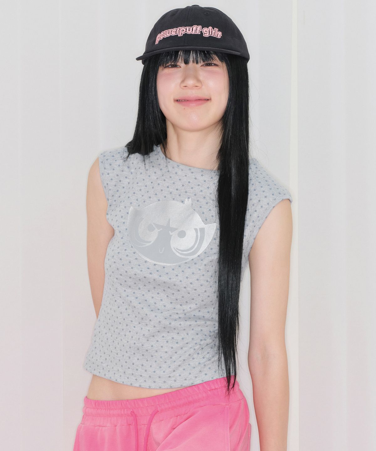 아메스 월드와이드(AMES-WORLDWIDE) PPG GLITTER SLEEVELESS GREY