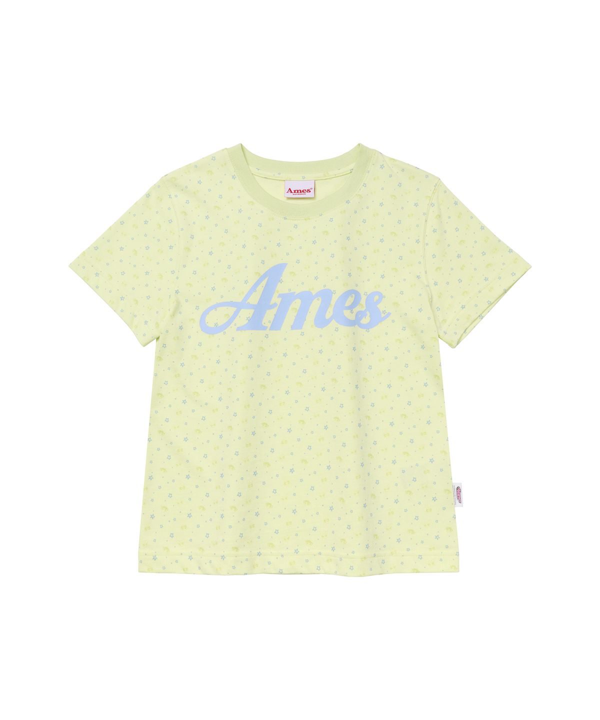 아메스 월드와이드(AMES-WORLDWIDE) PPG TWINKLE CROP TEE YELLOW